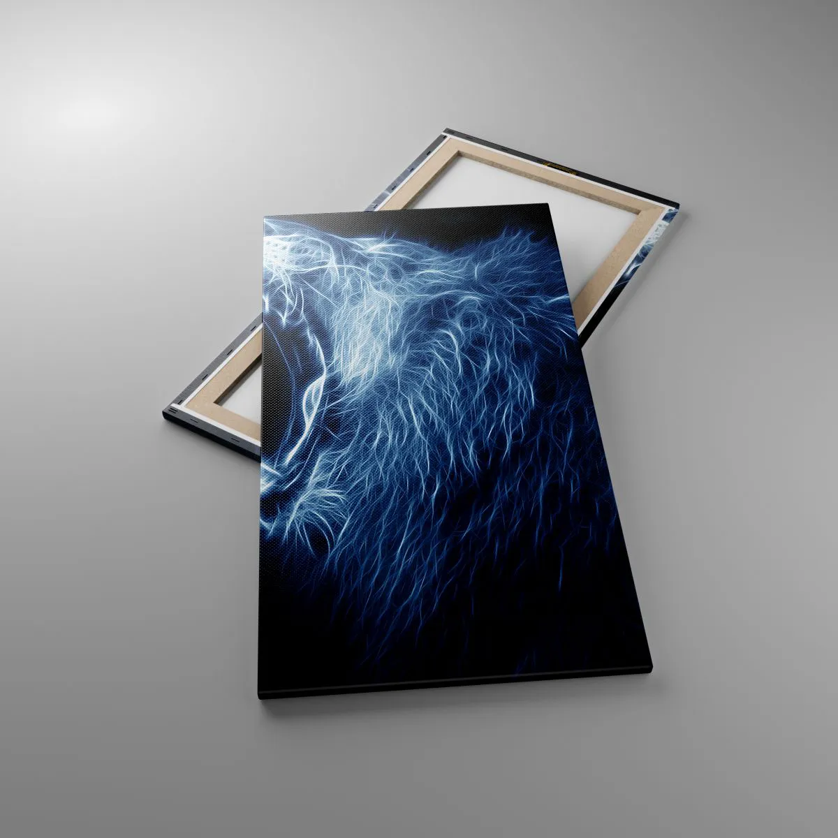 Schilderen op canvas - De vurige toorn van de koning - 55x100 cm