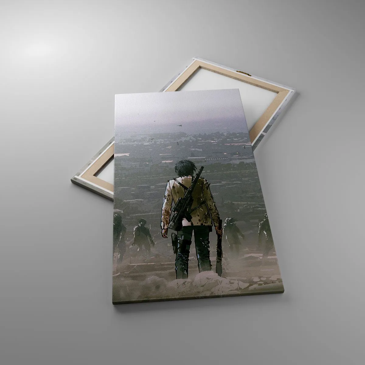 Lærredstryk - Billede på lærred - Den sidste retfærdige person? - 55x100 cm