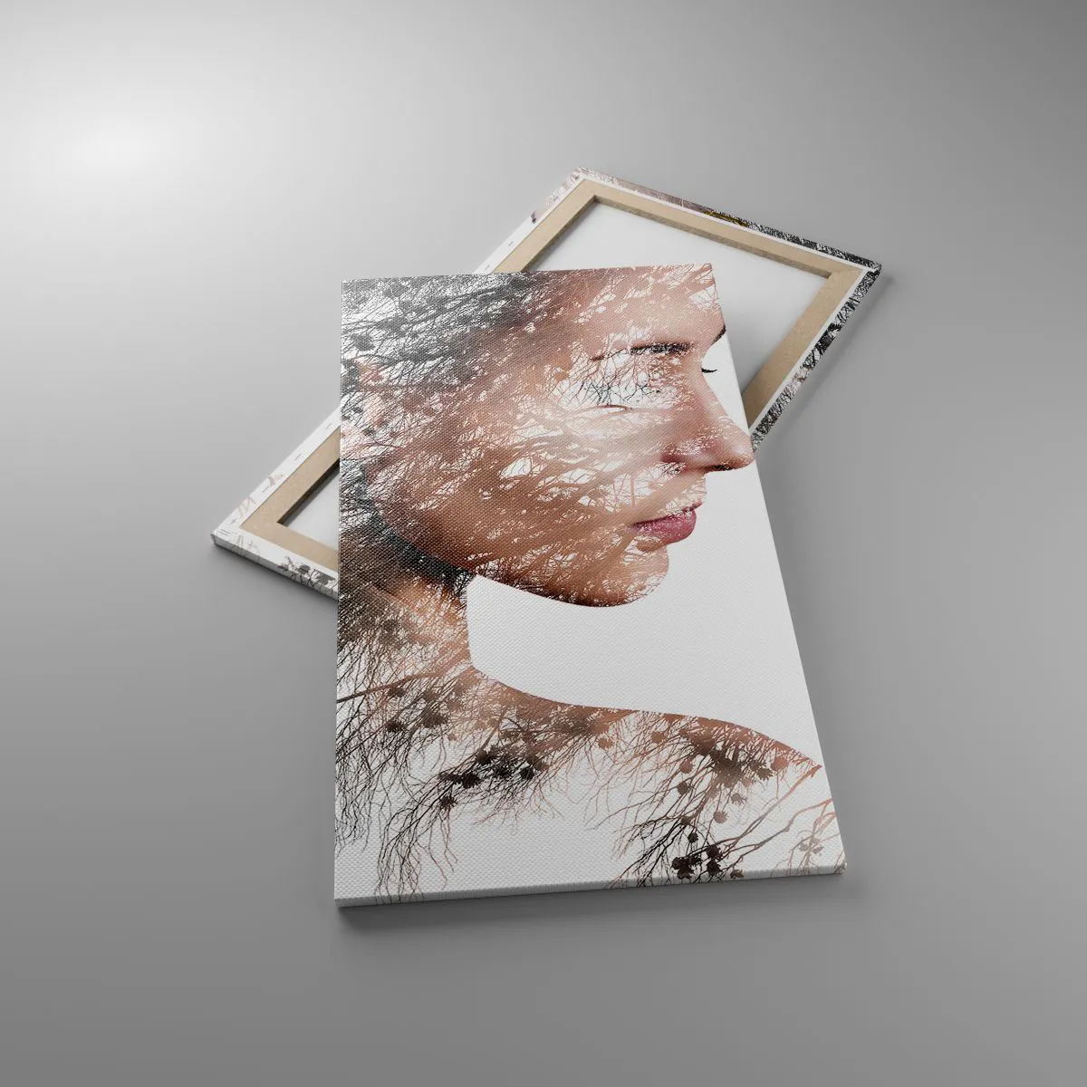 Cuadro sobre lienzo - Impresión de Imagen - Espíritu del bosque - 55x100 cm