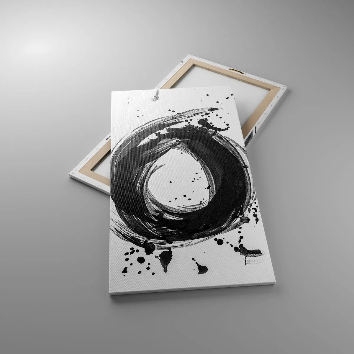 Lærredstryk - Billede på lærred - Skabelsens hvirvelstrøm - 55x100 cm