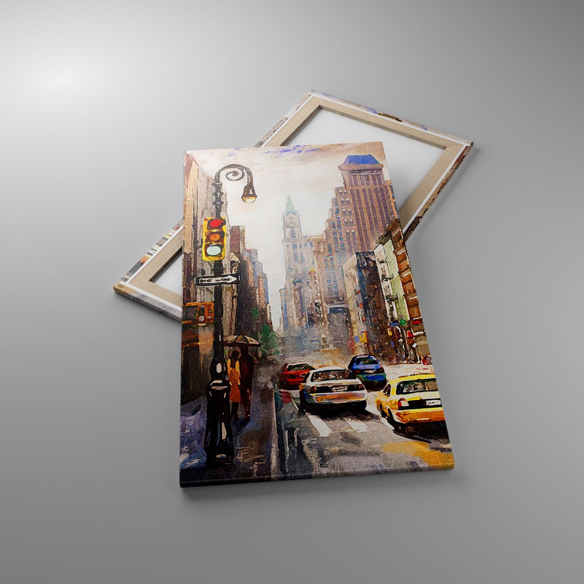 Quadro su tela 55x100 cm - Nelle luci di New York - Arttor - Negozio con  decorazioni da parete