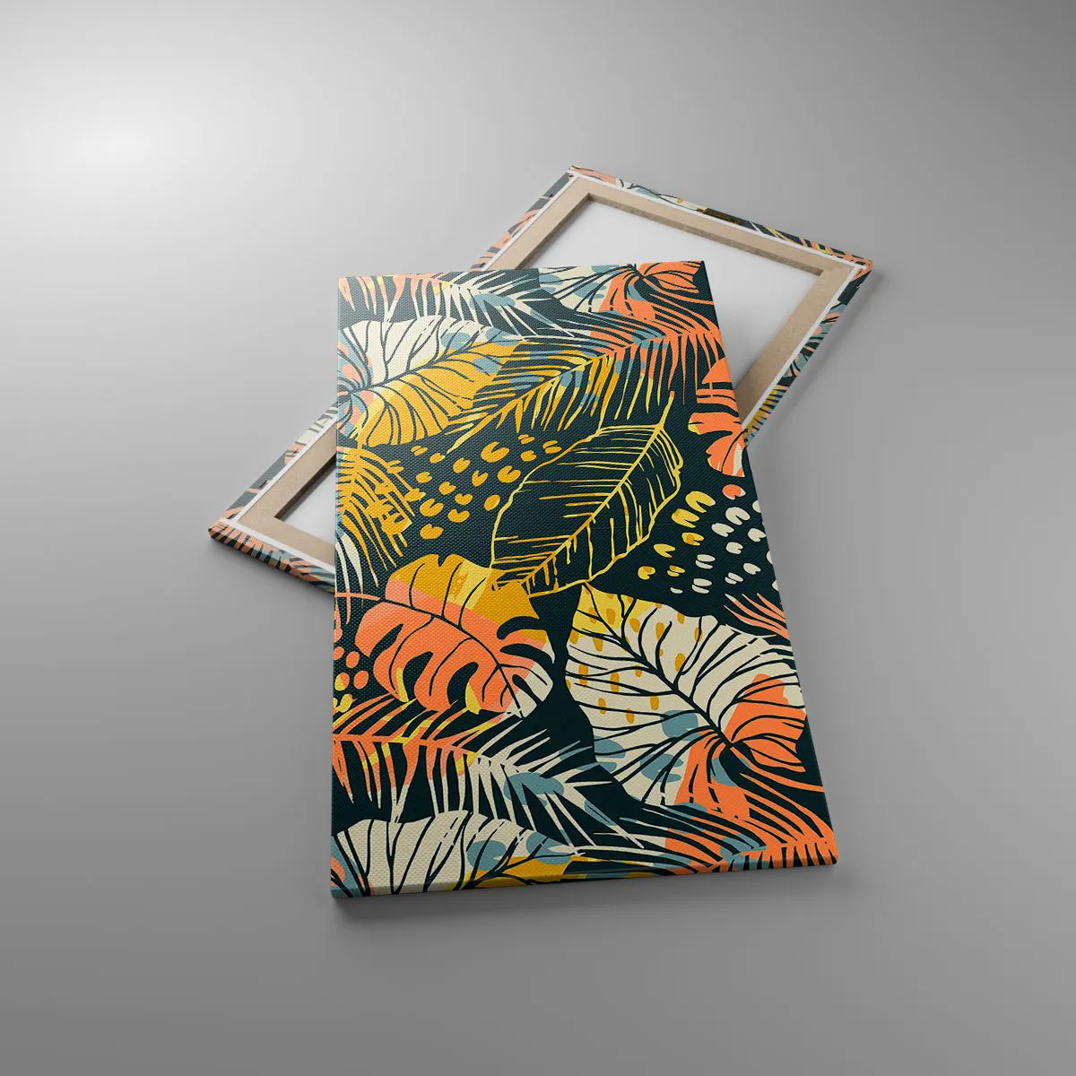 Cuadro sobre lienzo - Impresión de Imagen - Una frondosa fantasía - 55x100 cm