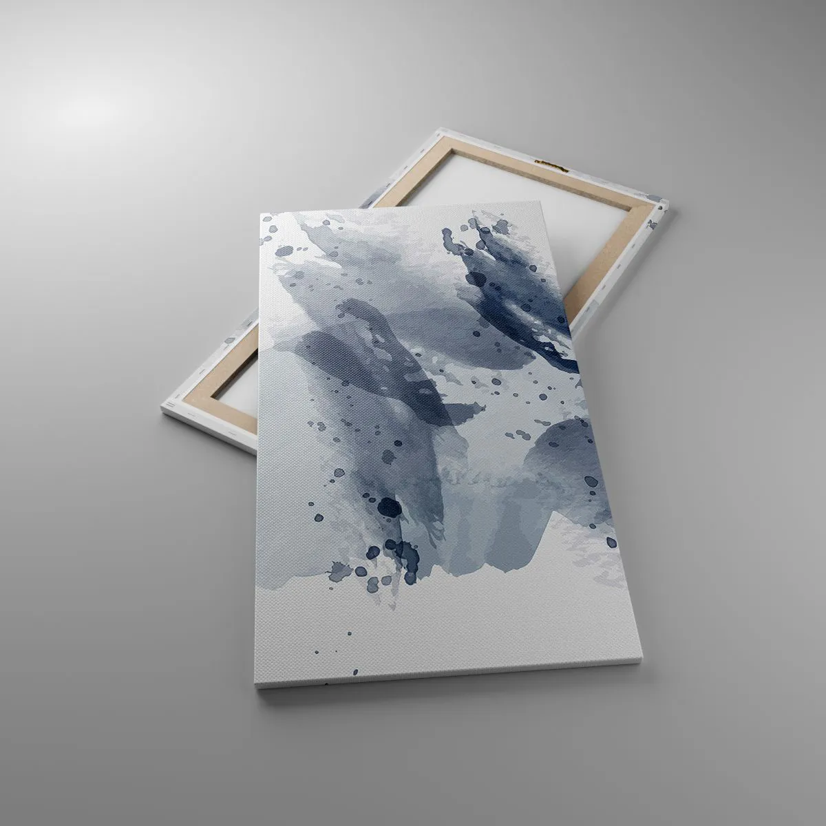 Impression sur toile - Image sur toile - Étude de la nature de l'eau - 55x100 cm