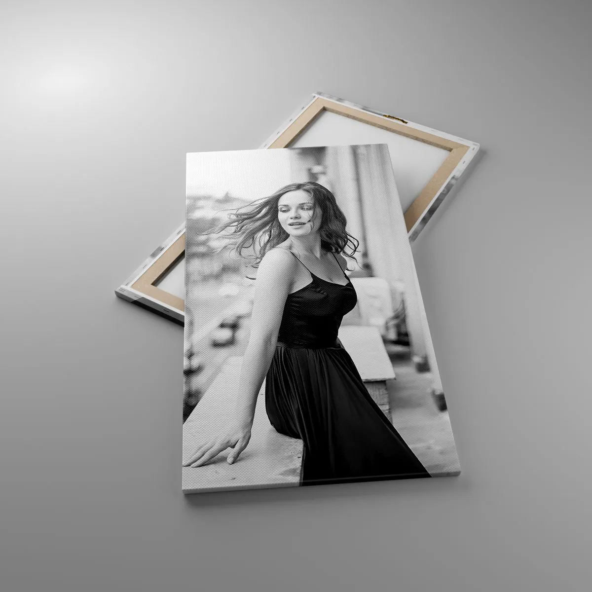 Impression sur toile - Image sur toile - Certainement un Parisien - 55x100 cm