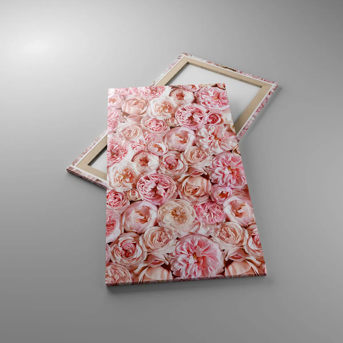 Obraz na plátne - Vydláždená ružami - 55x100 cm