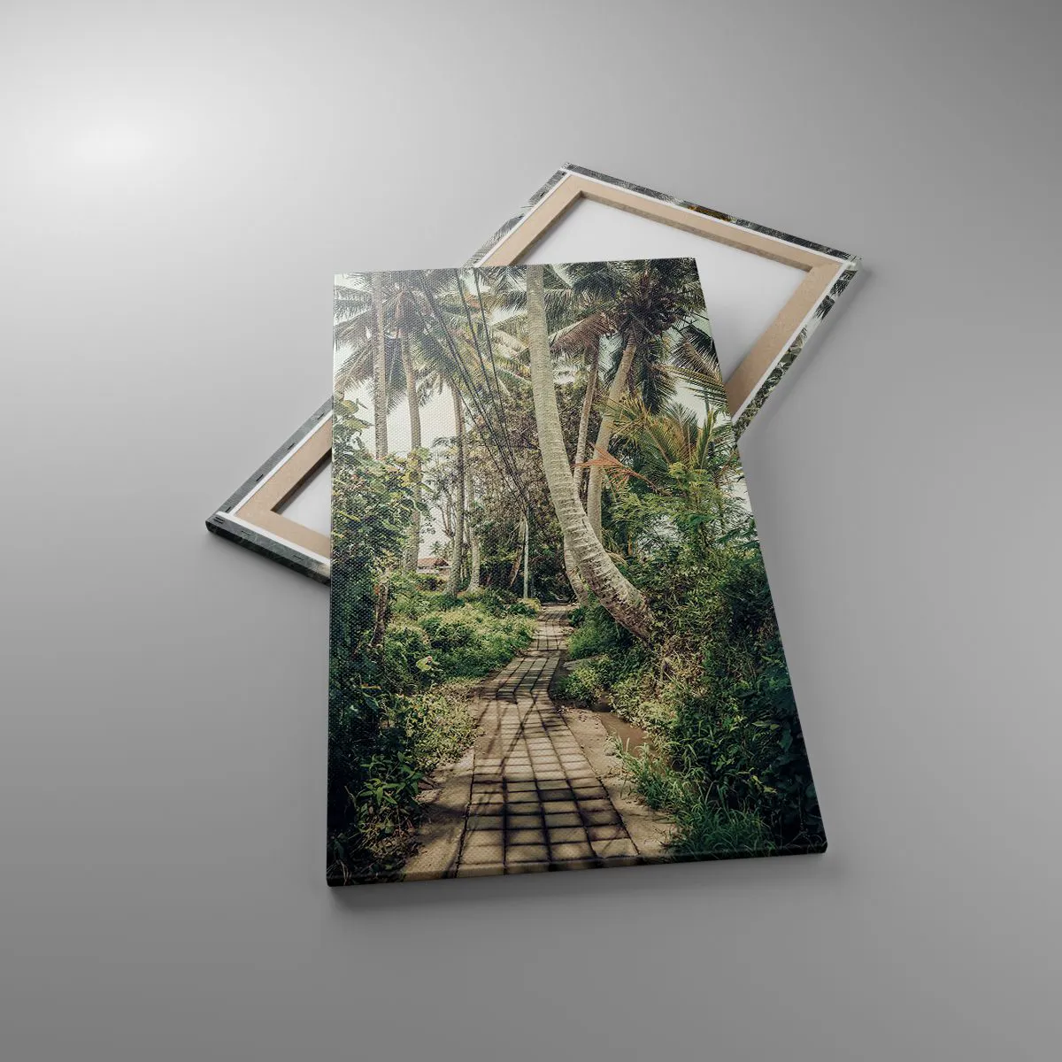 Schilderen op canvas - Palmsteeg - 55x100 cm