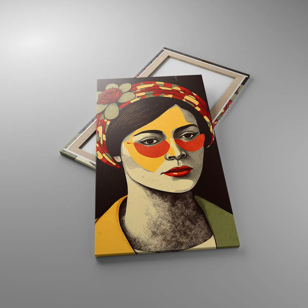 Canvas picture - Coral Lady - 55x100 cm