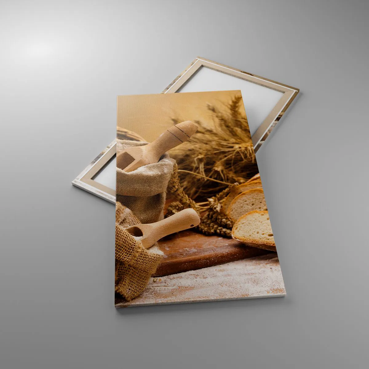 Vászonkép - Hogyan vágta le a késsel - 65x120 cm