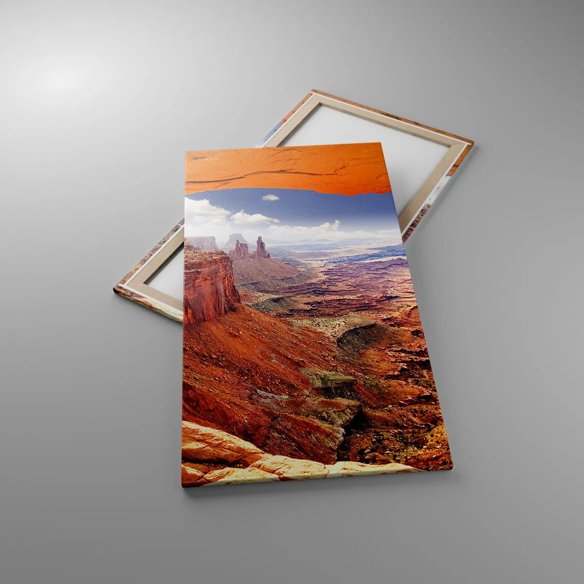 Canvastavla - Bild på duk - Skapat av naturen - 65x120 cm