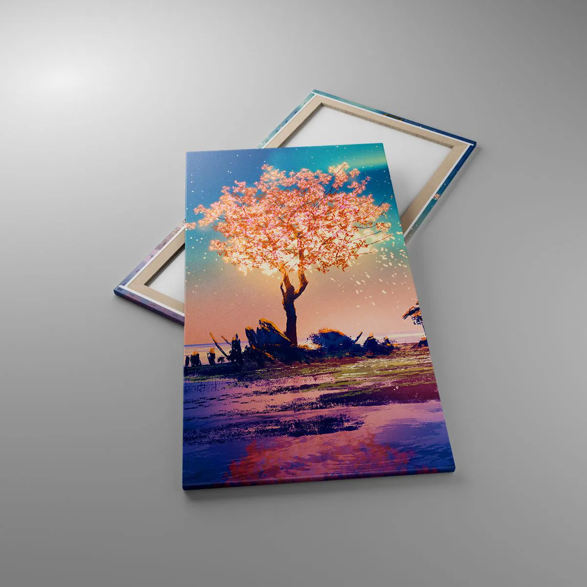 Cuadro sobre lienzo - Impresión de Imagen - La naturaleza perdura - 65x120 cm