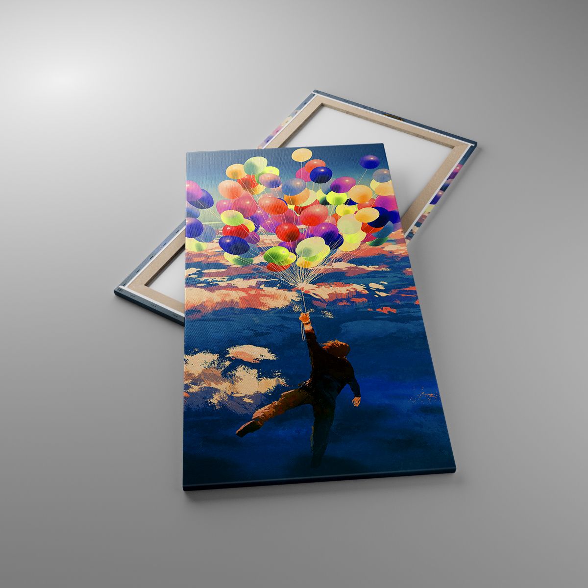 Leinwandbild Für Kinder, Leinwandbild Bunte Luftballons, Leinwandbild Abstraktion, Leinwandbild Kunst, Leinwandbild Traum