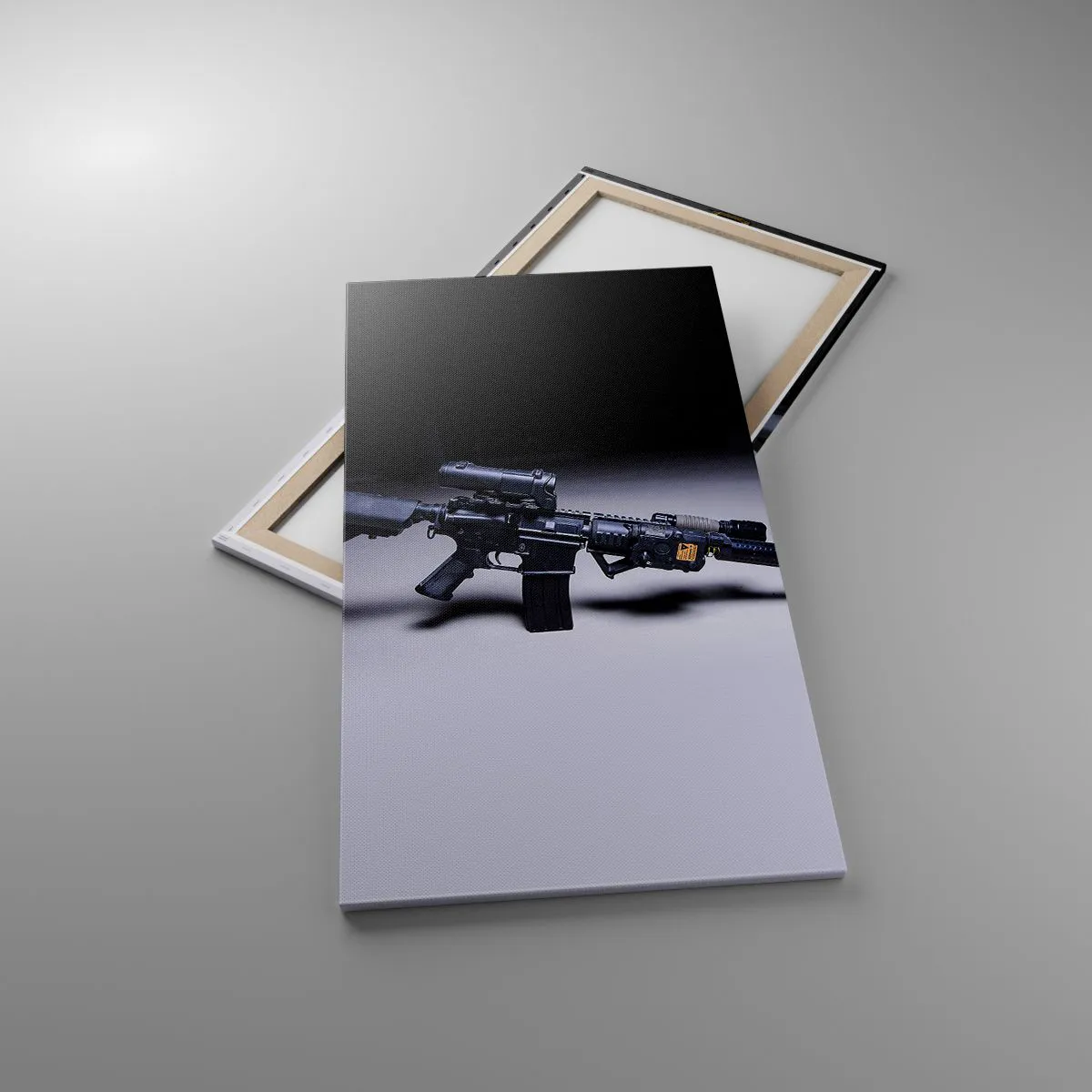 Cuadro sobre lienzo - Impresión de Imagen - Un caballero oscuro - 65x120 cm