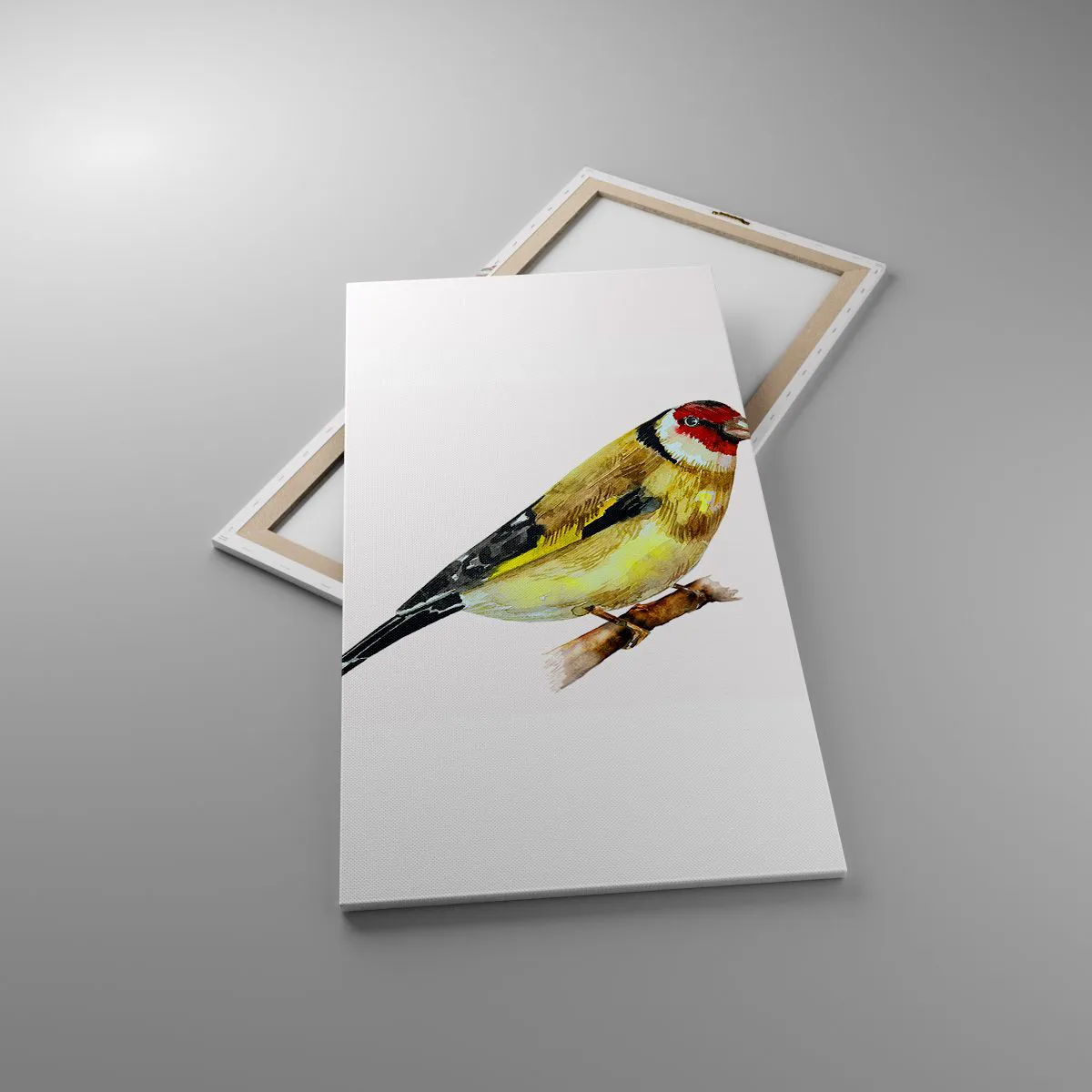 Canvas picture - Bird Portrait - 65x120 cm