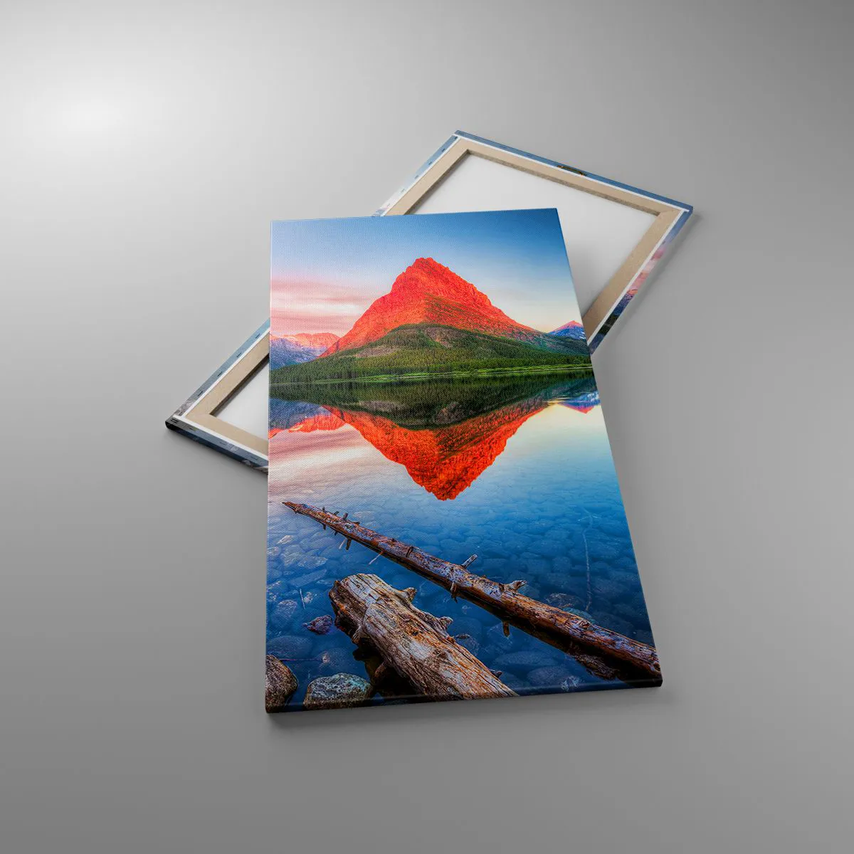 Cuadro sobre lienzo - Impresión de Imagen - Cálido y frío - 65x120 cm