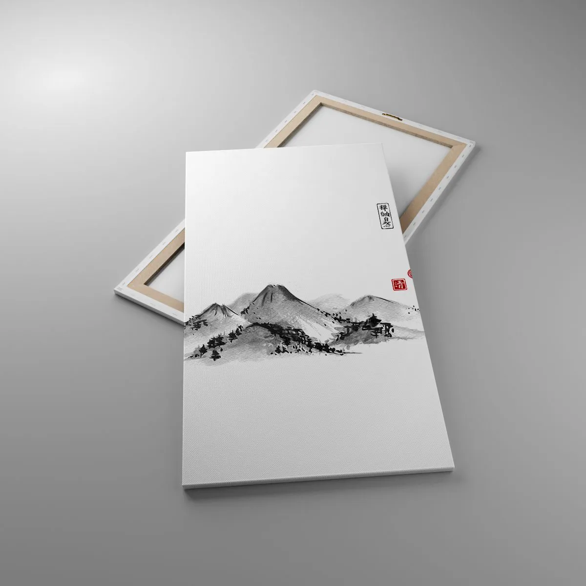 Lærredstryk - Billede på lærred - Langt væk - 65x120 cm