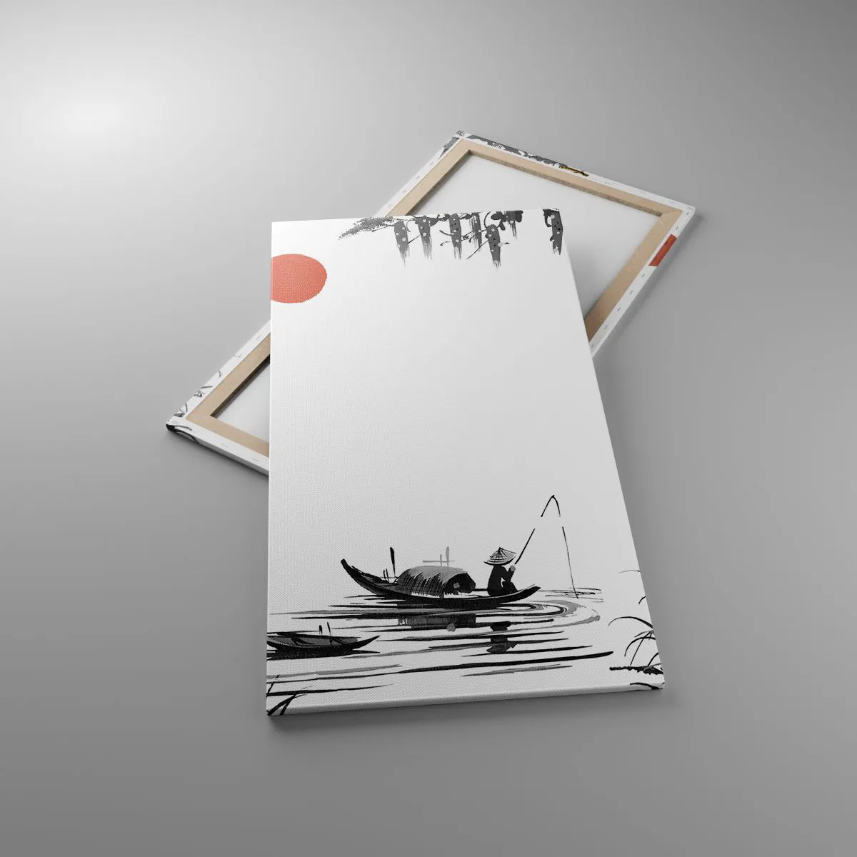 Impression sur toile - Image sur toile - Après-midi asiatique - 65x120 cm