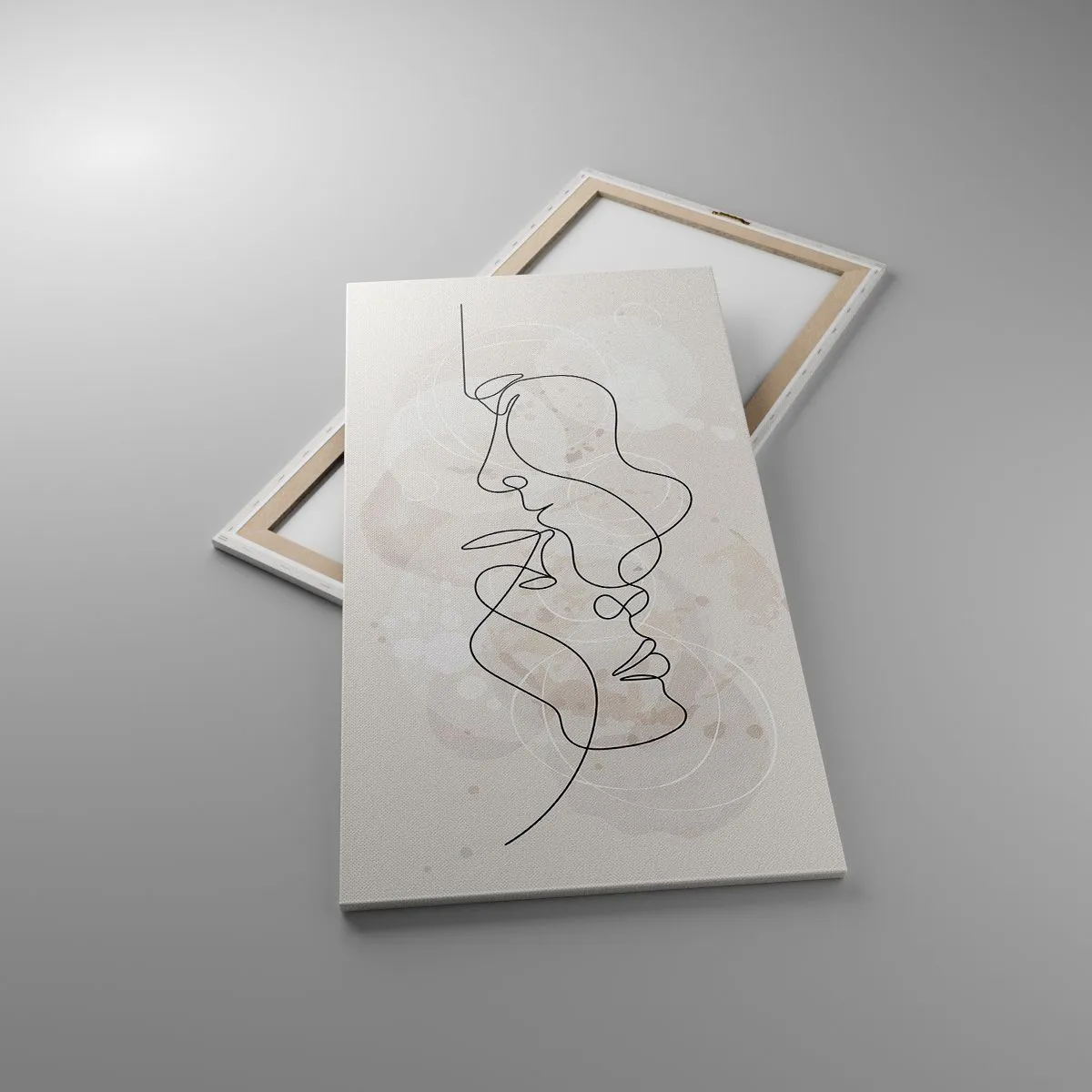 Impression sur toile - Image sur toile - Emmêlé dans une étreinte - 65x120 cm