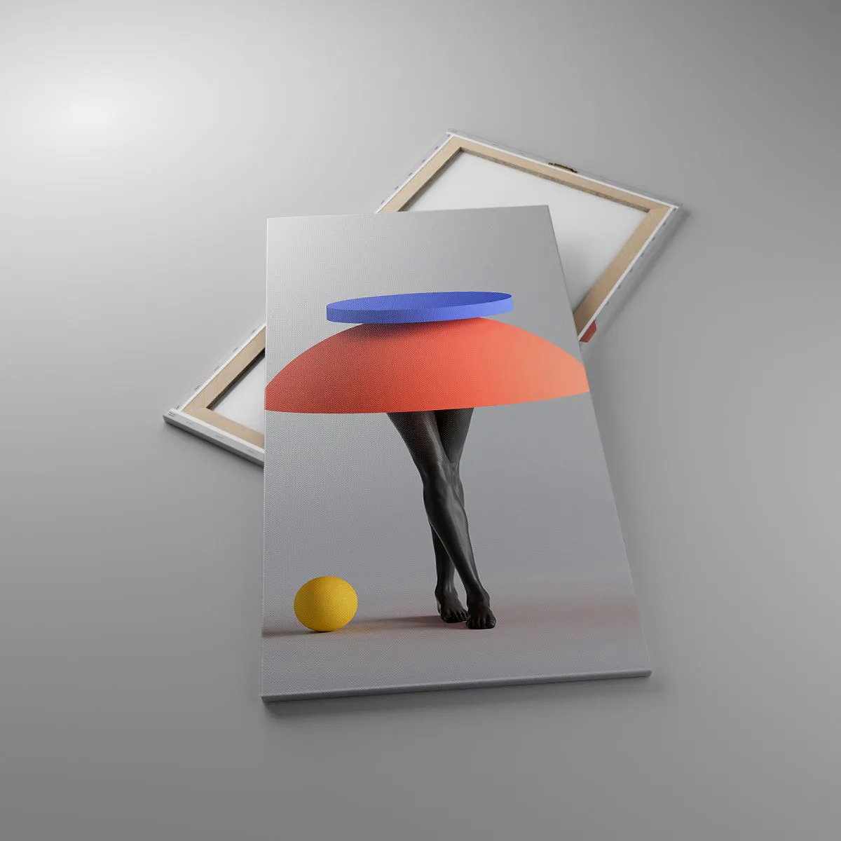 Obraz na płótnie - Kompozycja surrealistyczna - 65x120 cm