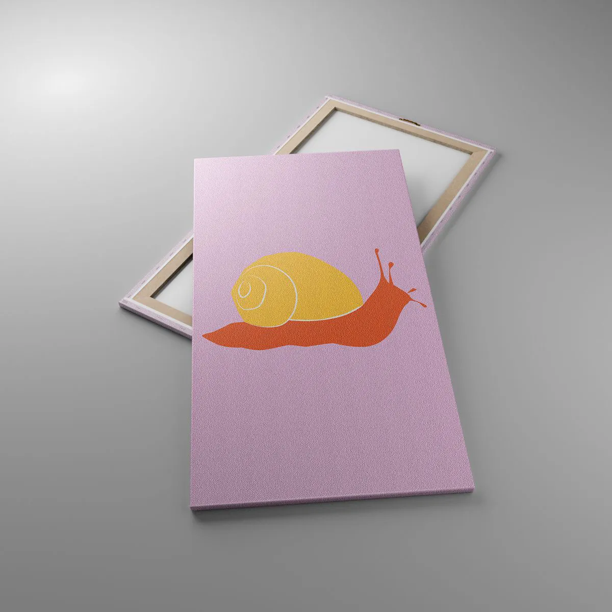 Schilderen op canvas - Er is geen haast - 65x120 cm