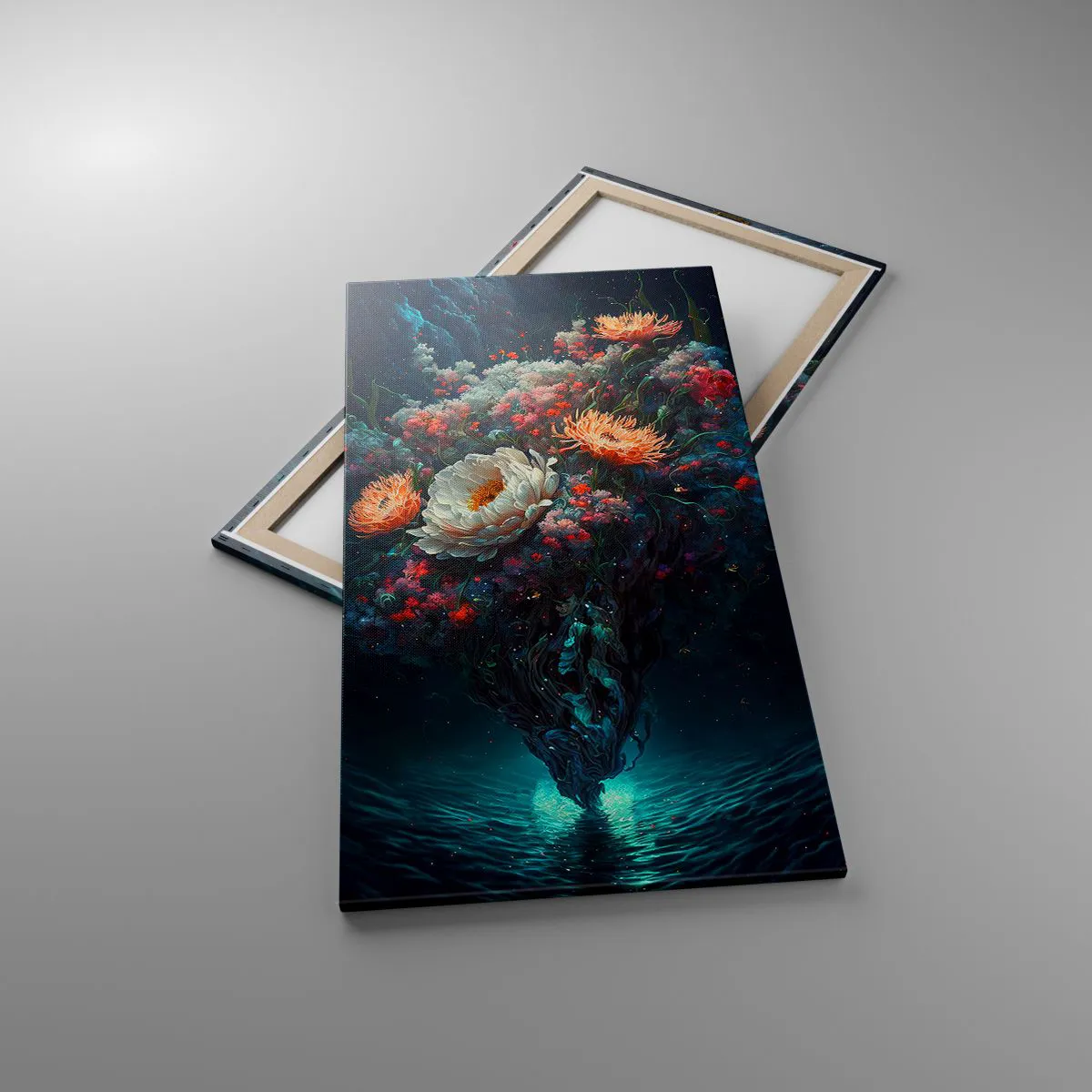 Obraz na plátne - Podivná záhrada - 65x120 cm