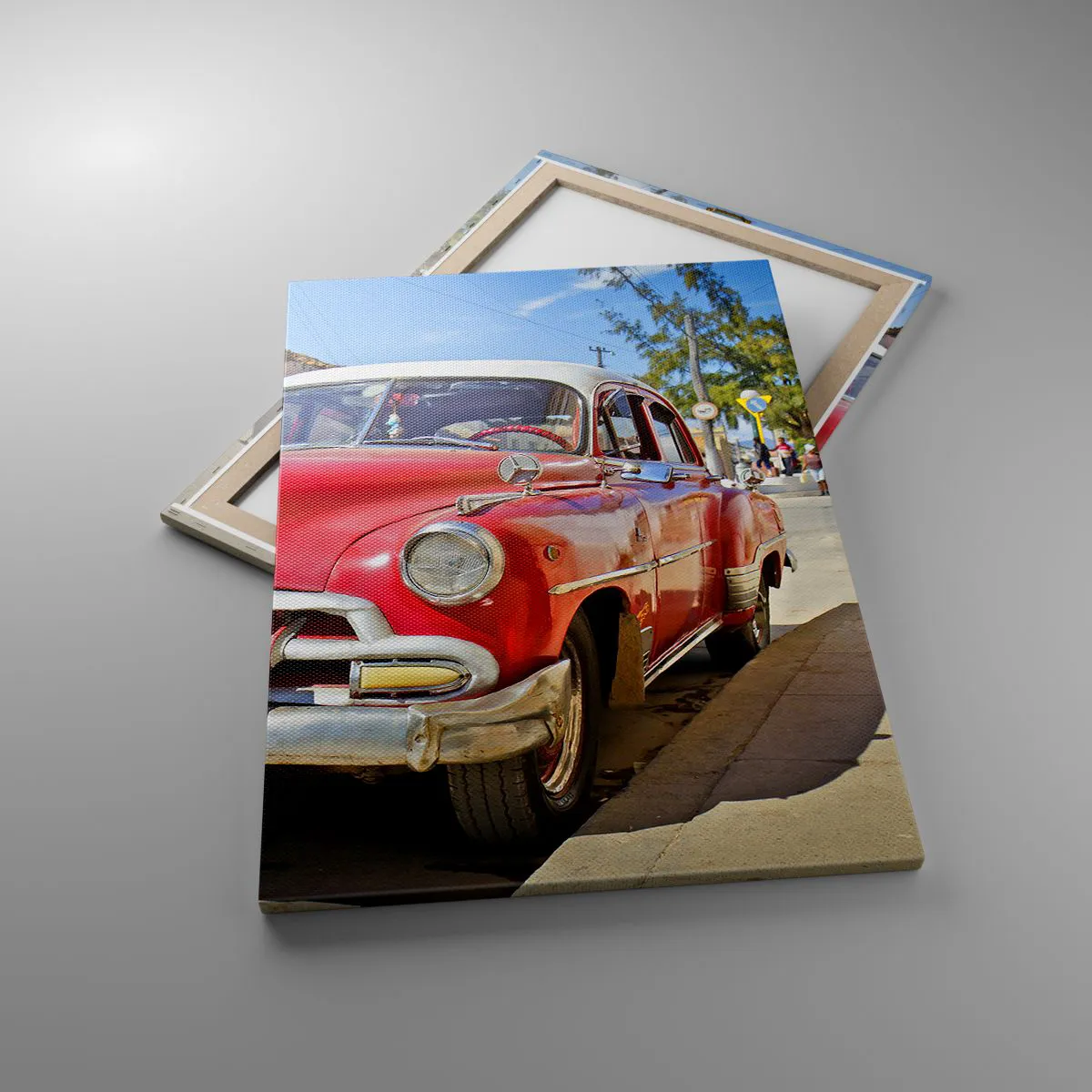 Schilderen op canvas - Alleen in Cuba - 70x100 cm