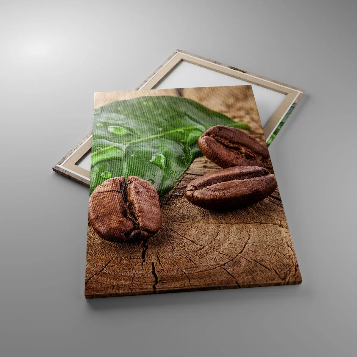 Lærredstryk - Billede på lærred - Den sandeste og sorteste - 70x100 cm