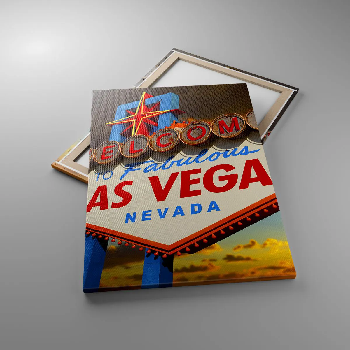 Lærredstryk - Billede på lærred - For et smil fra skæbnen - 70x100 cm