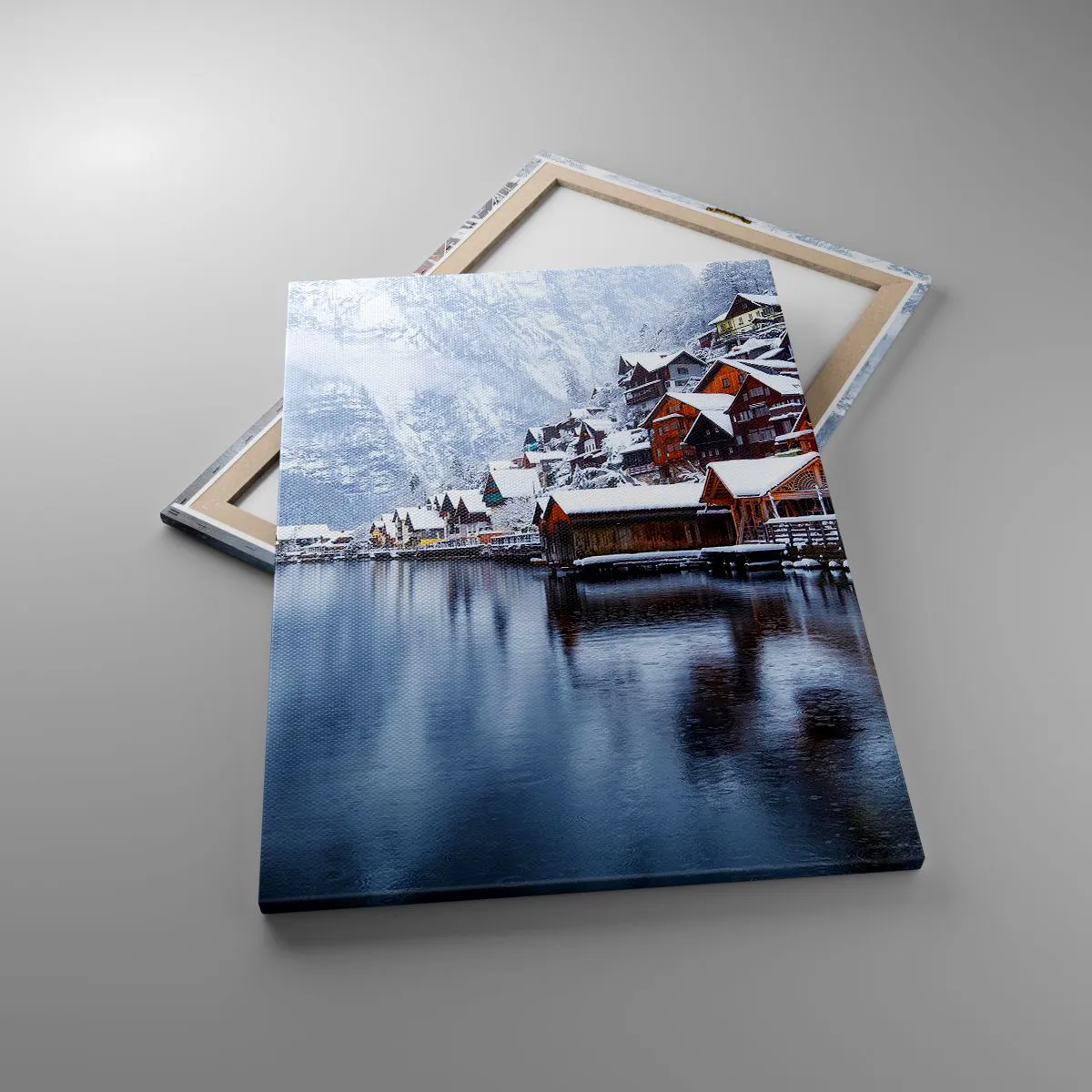 Canvastavla - Bild på duk - I vinterns dräkt - 70x100 cm