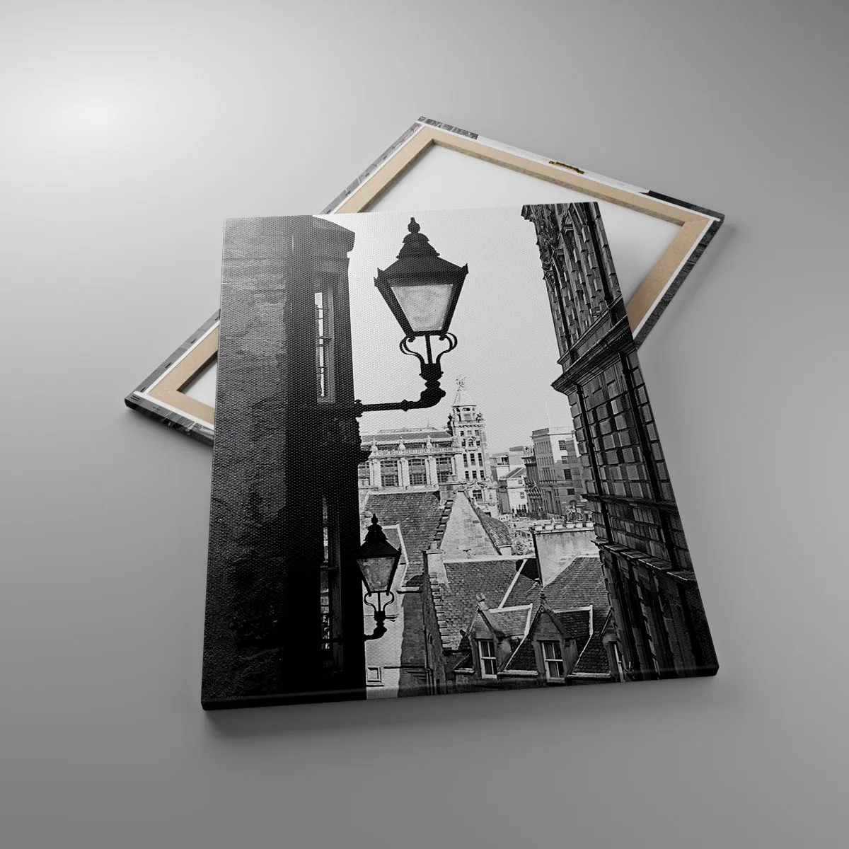 Lærredstryk - Billede på lærred - Historien om Edinburgh - 70x100 cm