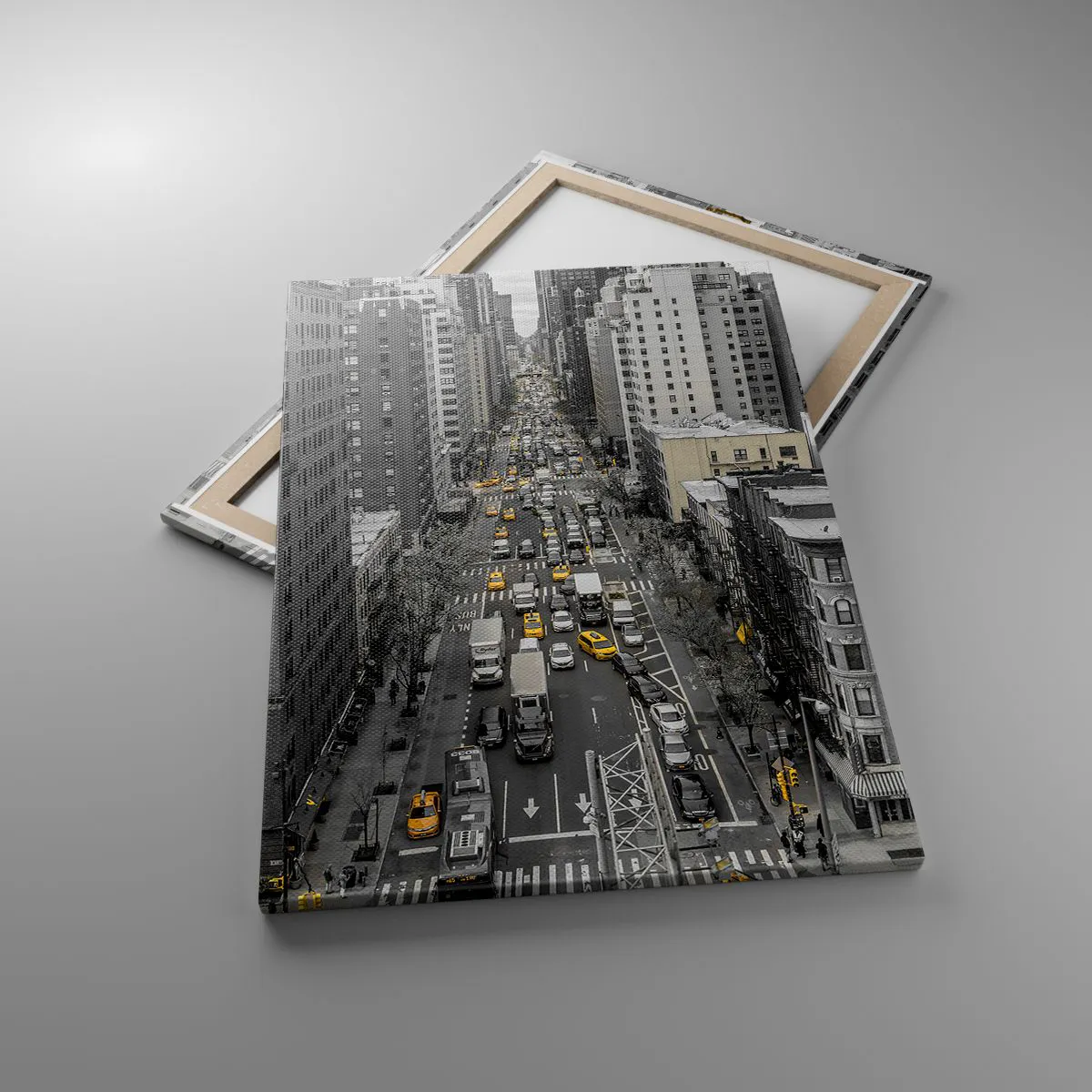 Obraz na plátně - Život New Yorku - 70x100 cm