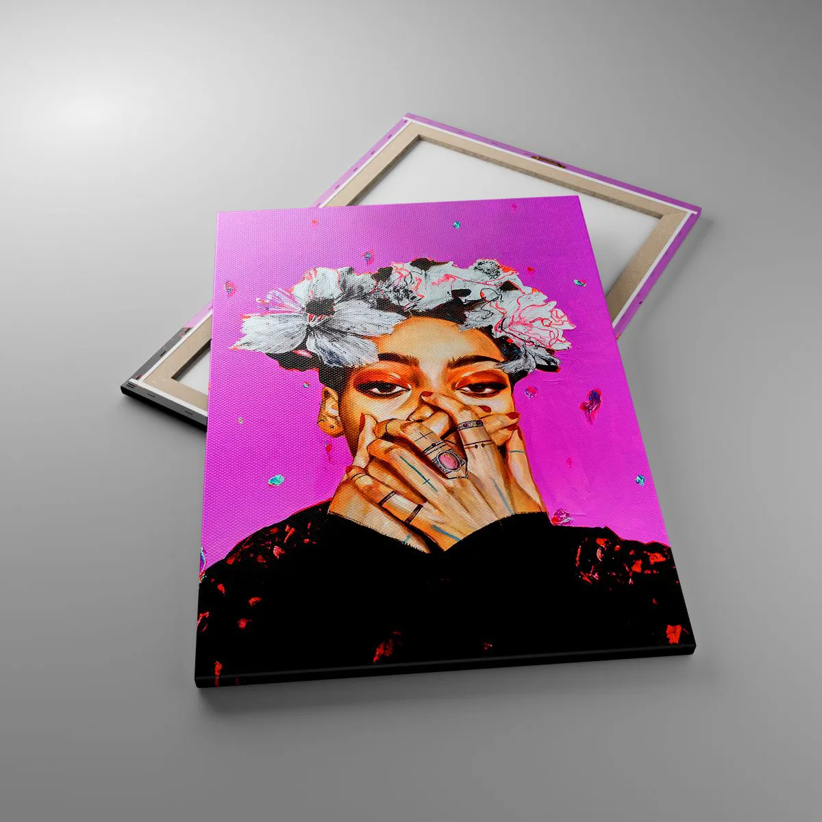 Impression sur toile - Image sur toile - Un peu fou - 70x100 cm