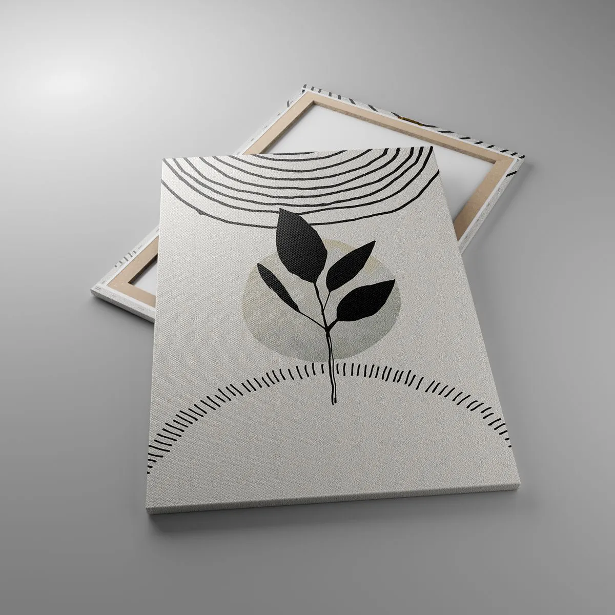 Schilderen op canvas - Compositie: natuurrituelen - 70x100 cm