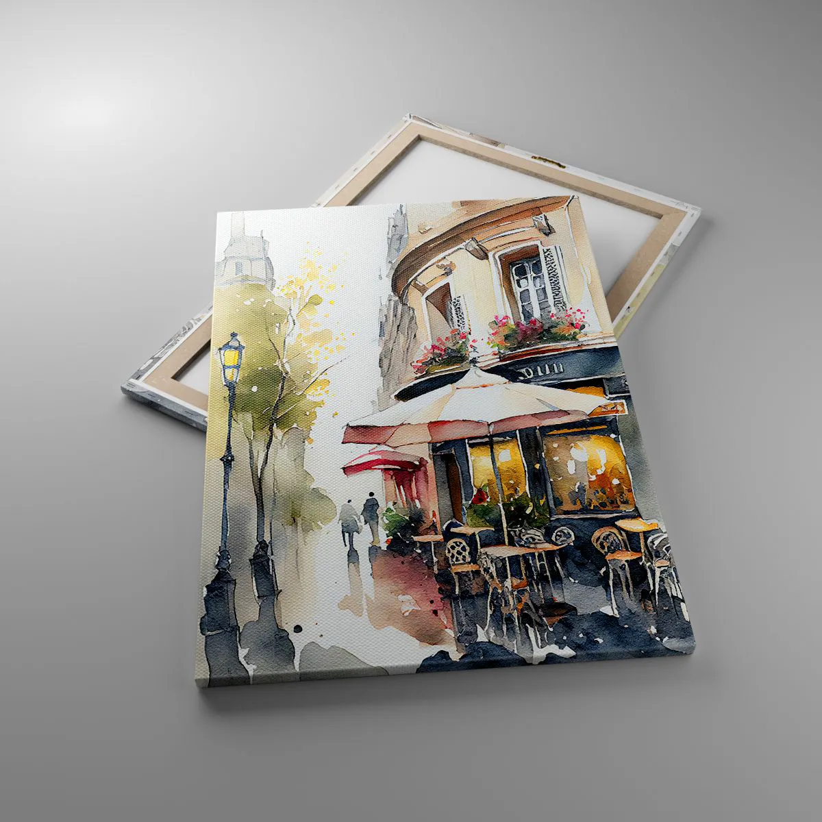 Schilderen op canvas - Parijse ochtend - 70x100 cm