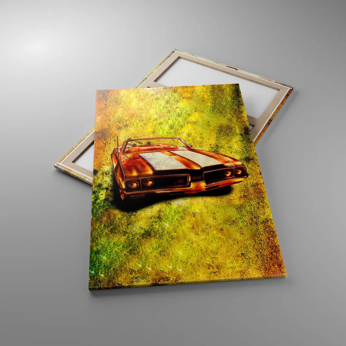 Quadro em tela - O poder encantado em formas - 80x120 cm