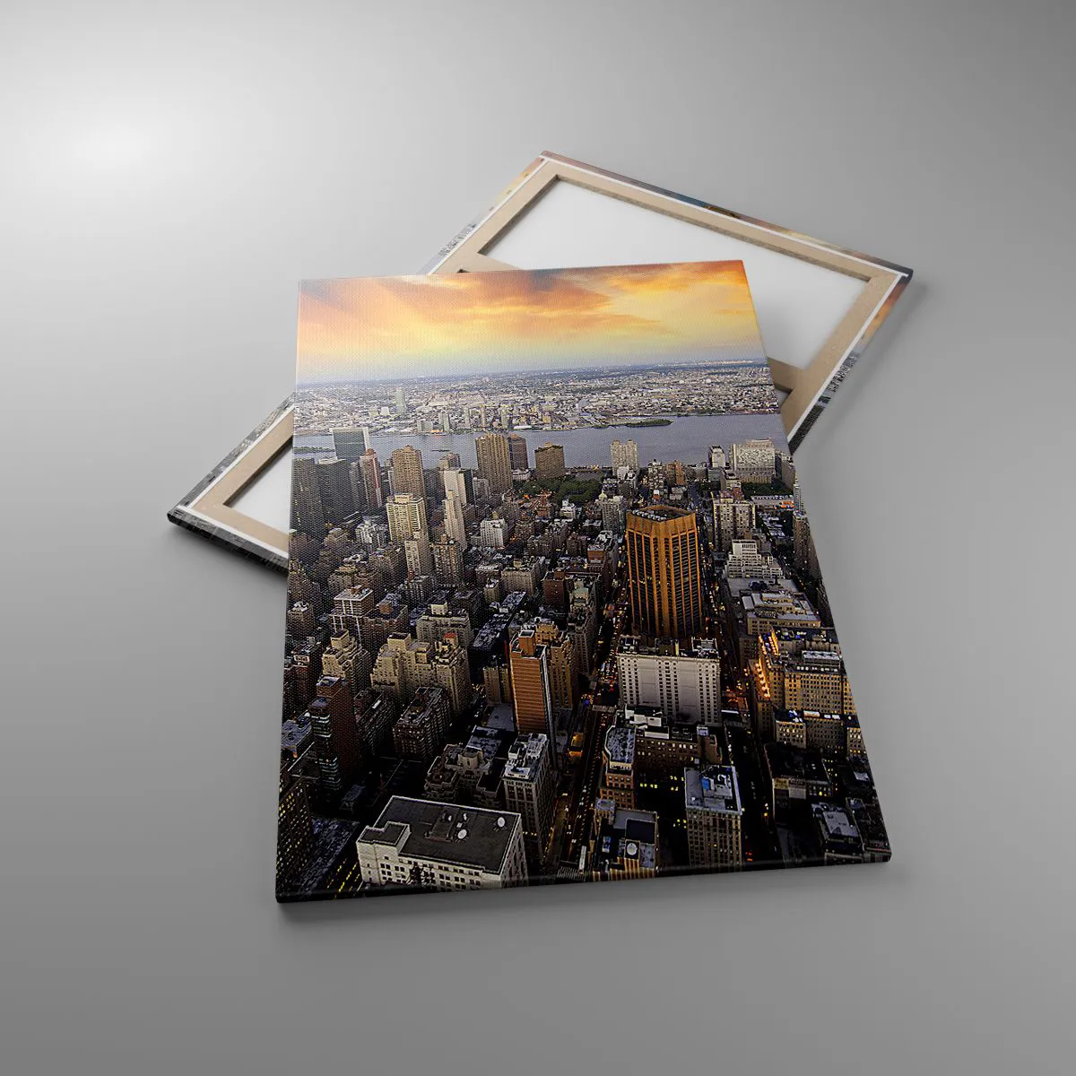 Schilderen op canvas - Het kloppend hart van onze tijd - 80x120 cm