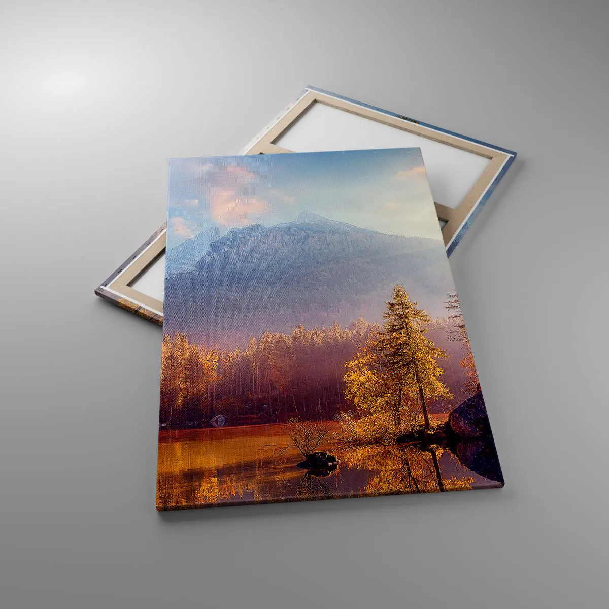 Canvas picture - In the Mountains and Valleys - 80x120 cm