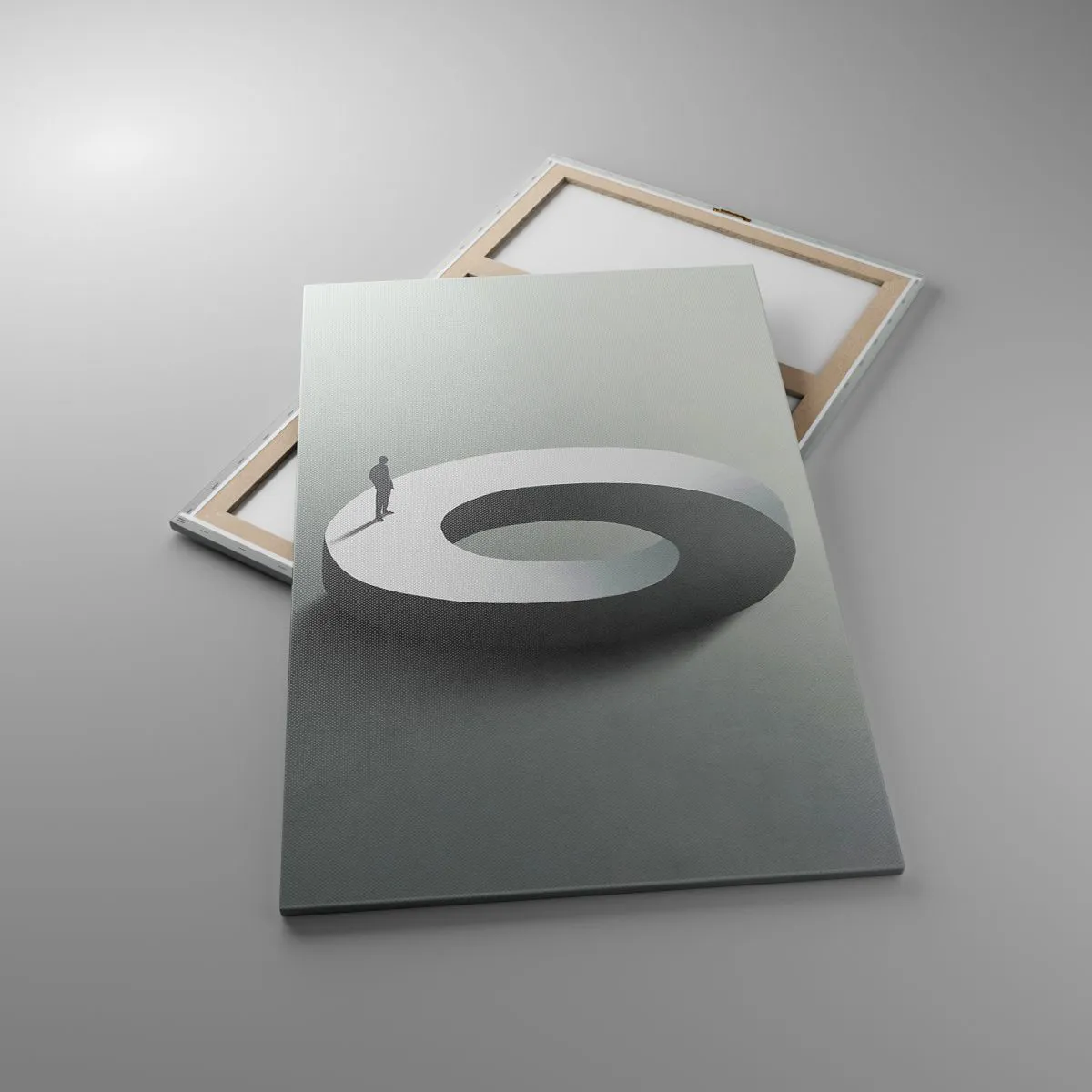 Lærredstryk - Billede på lærred - Og vær klog - 80x120 cm