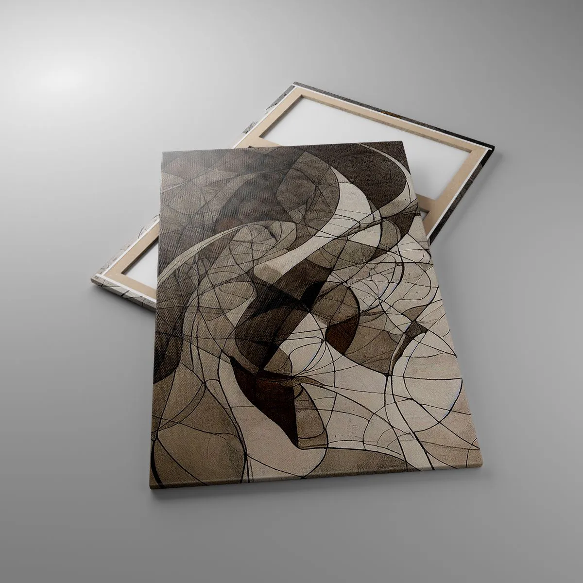 Quadro em tela - Circulação das cores da terra - 80x120 cm