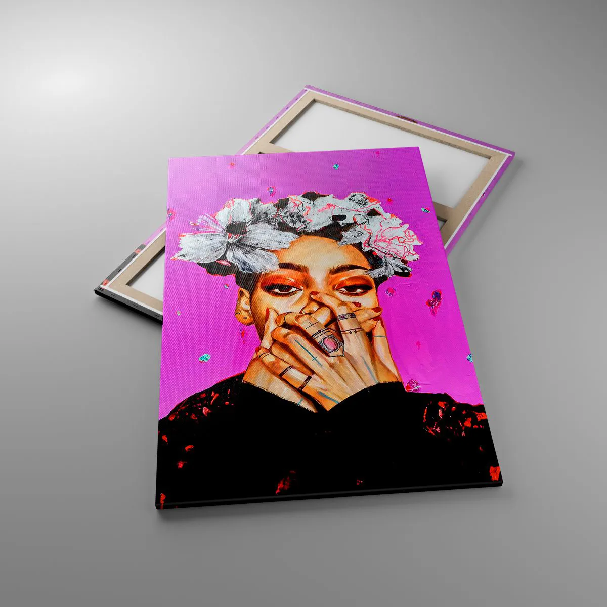 Impression sur toile - Image sur toile - Un peu fou - 80x120 cm