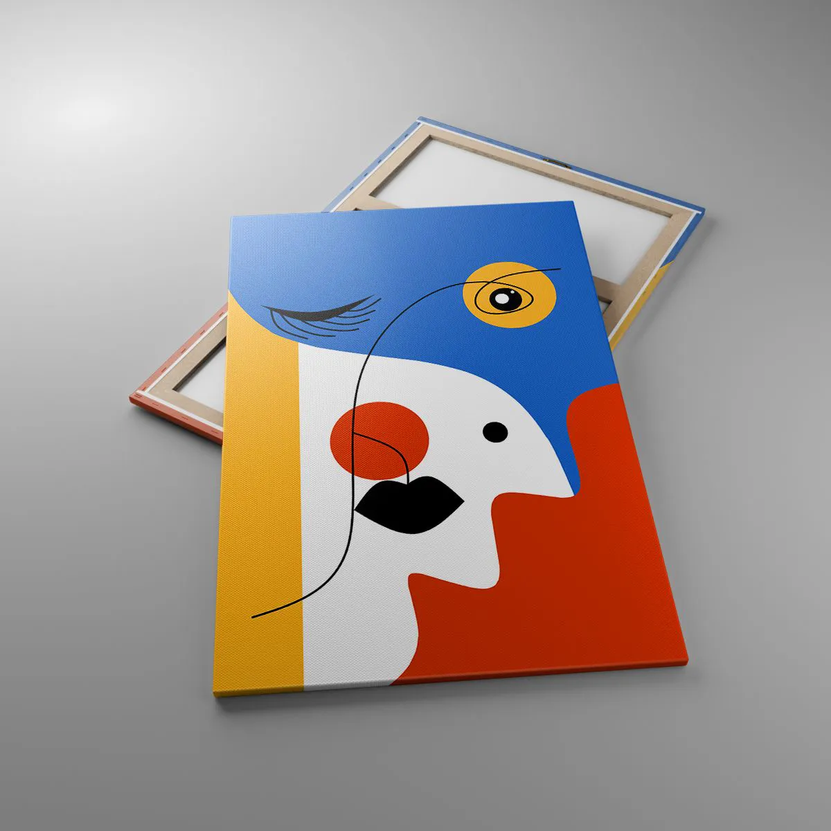 Tablou pe pânză - Portret deconstruit - 80x120 cm