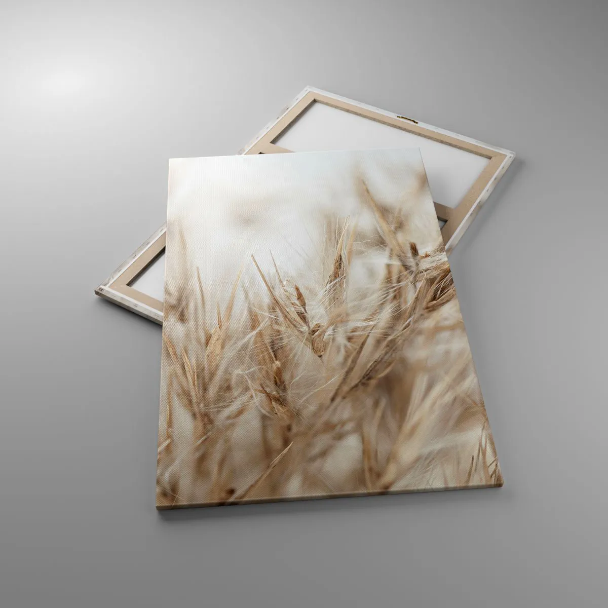 Schilderen op canvas - Weide en wind - 80x120 cm