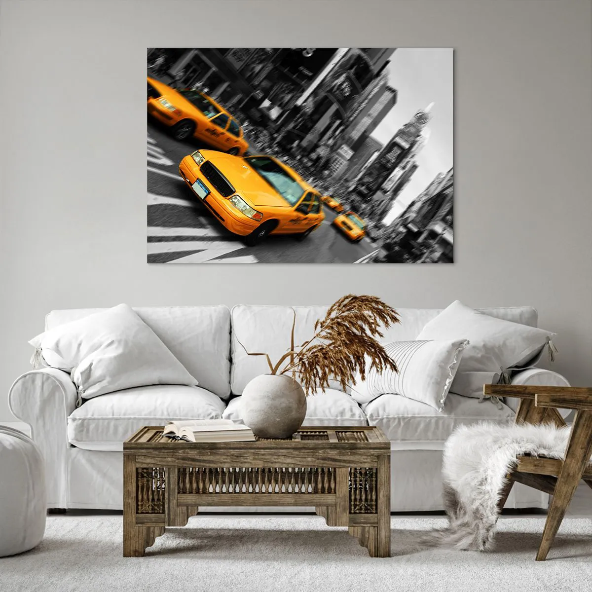 Obraz na plátne - Newyorské kvapky slnka - 100x70 cm