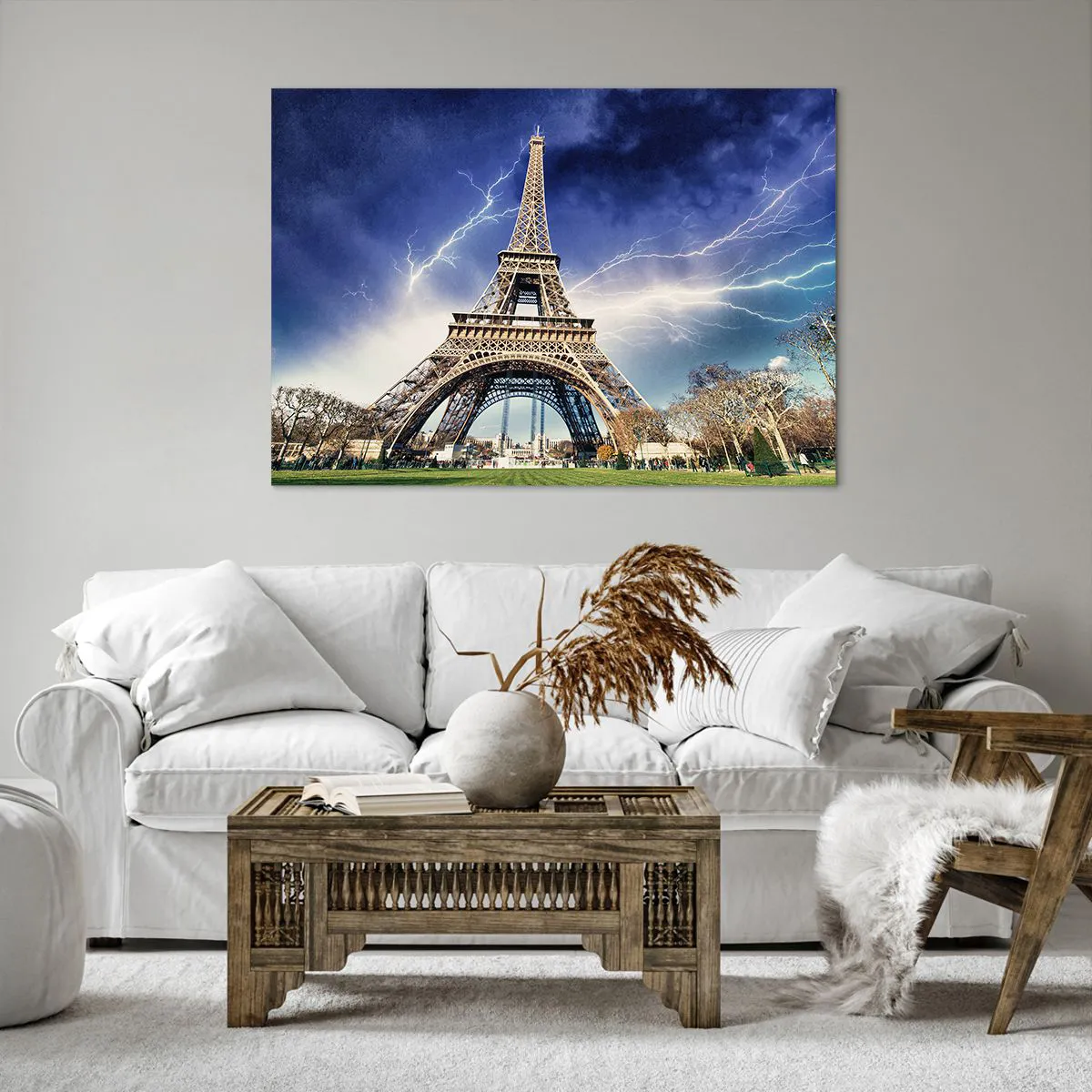 Lærredstryk - Billede på lærred - Stormens herskerinde - 100x70 cm