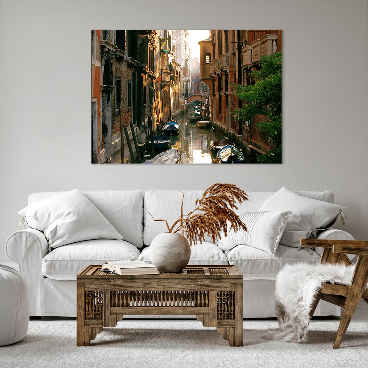 Impression sur toile Paysage, Impression sur toile Architecture, Impression sur toile Venise, Impression sur toile Canal Vénitien, Impression sur toile Italie