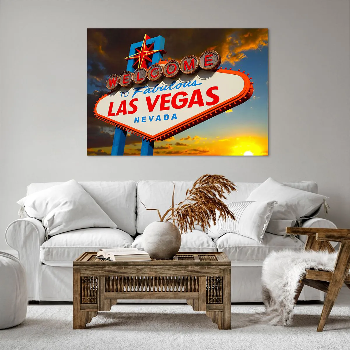 Tablou pe pânză - Pentru un zâmbet din partea destinului - 100x70 cm