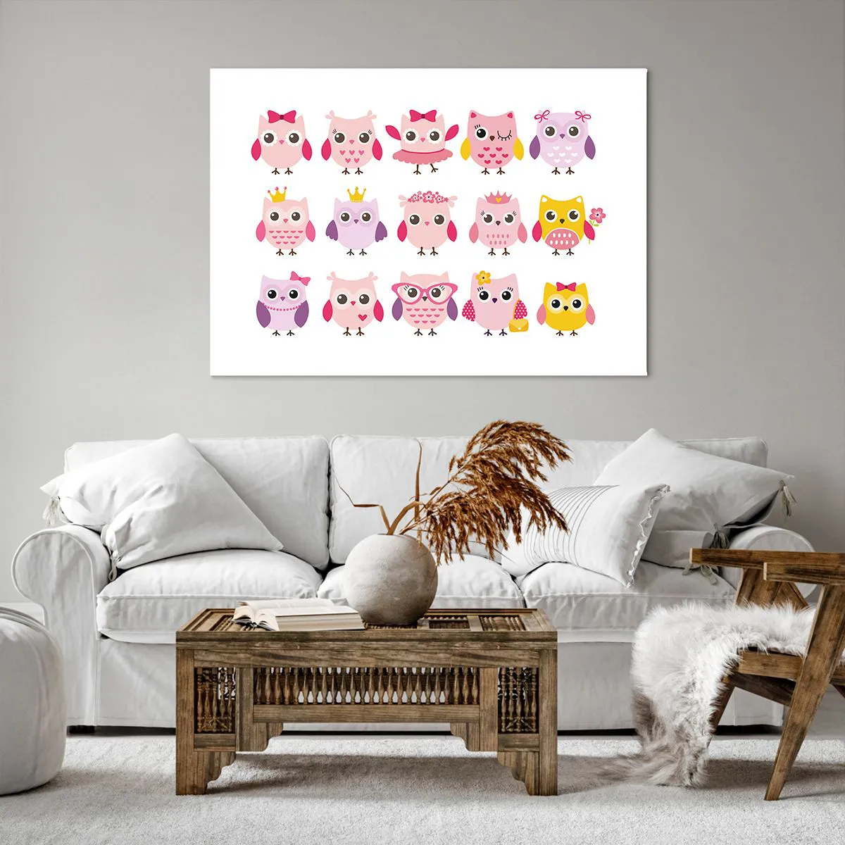 Lærredstryk - Billede på lærred - Den ene er sødere end den anden - 100x70 cm