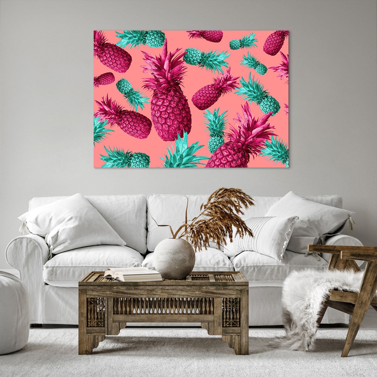 Impression sur toile Abstraction, Impression sur toile Ananas, Impression sur toile Art, Impression sur toile Fruit, Impression sur toile Cuisine
