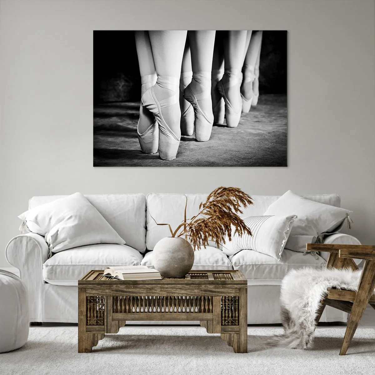 Lærredstryk - Billede på lærred - Sammen, let - 100x70 cm