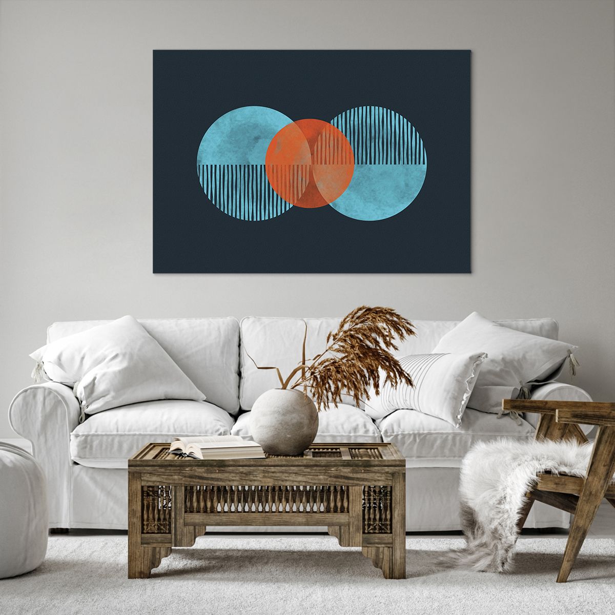 Canvas picture Abstraction, Canvas picture Art, Canvas picture Geometric Pattern, Canvas picture Wheels, Canvas picture Modern Art