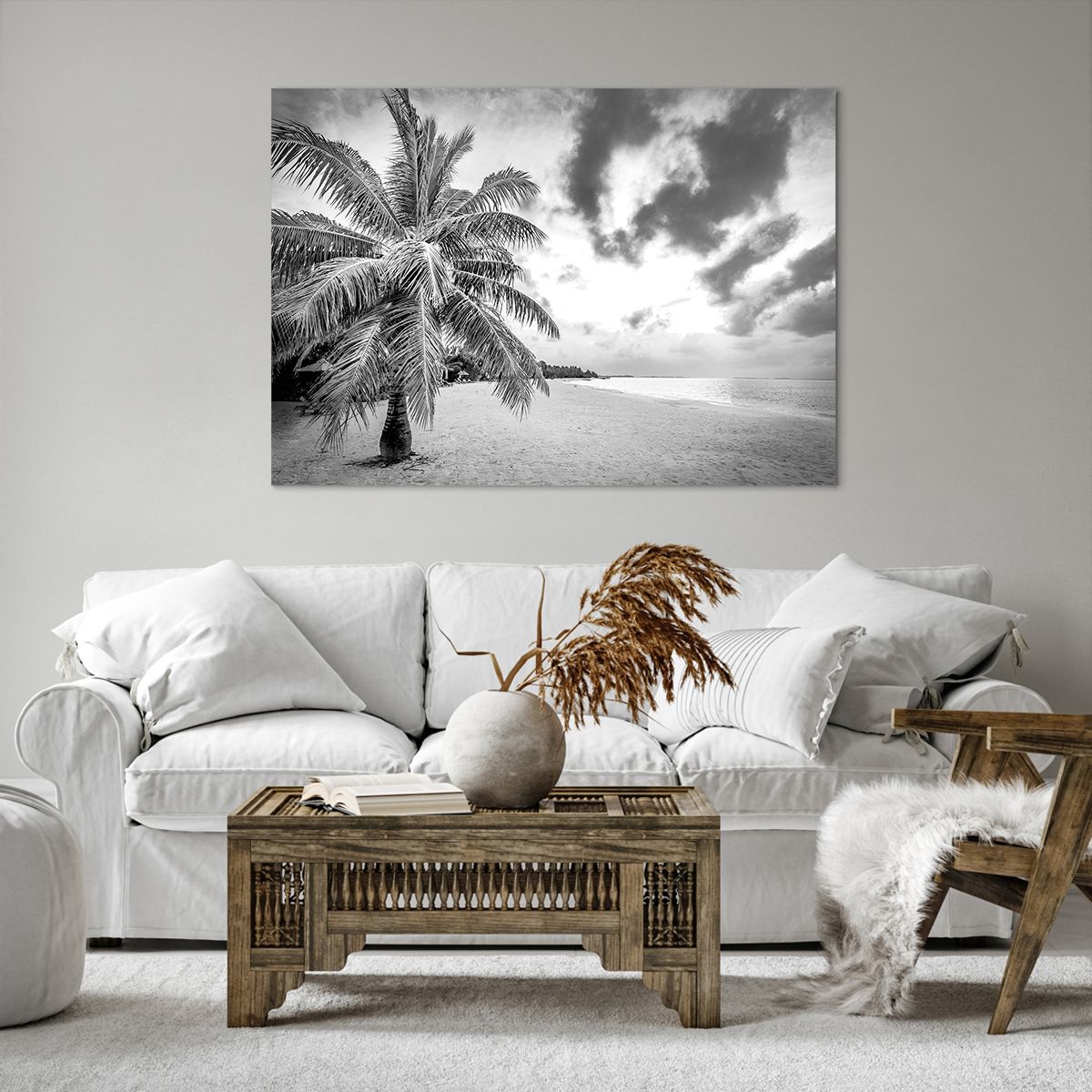 Quadro su tela Paesaggio, Quadro su tela Spiaggia, Quadro su tela Oceano, Quadro su tela Natura, Quadro su tela Palma Da Cocco